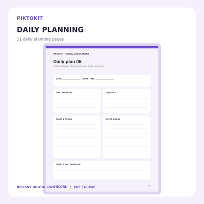 Daily planner